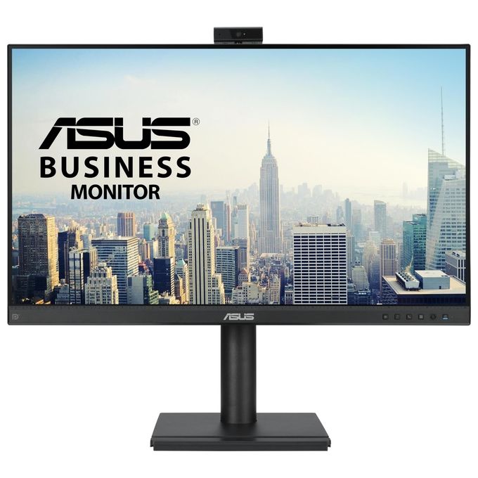 ASUS BE279QFK Monitor 27 pollici FullHD IPS Pivot Nero Conferencing HDMI Frameless Webcam FHD Integrata Microfono e Speaker Integrati Design Ergonomico Eye Care Bassa Luce Blu Nero
