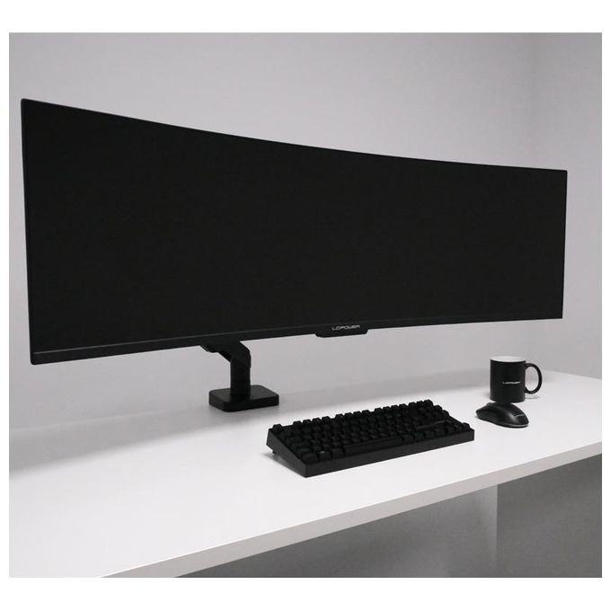 LC-Power LC-EQ-A49B Braccio per Monitor 17''-49'' da Scrivania Regolabile