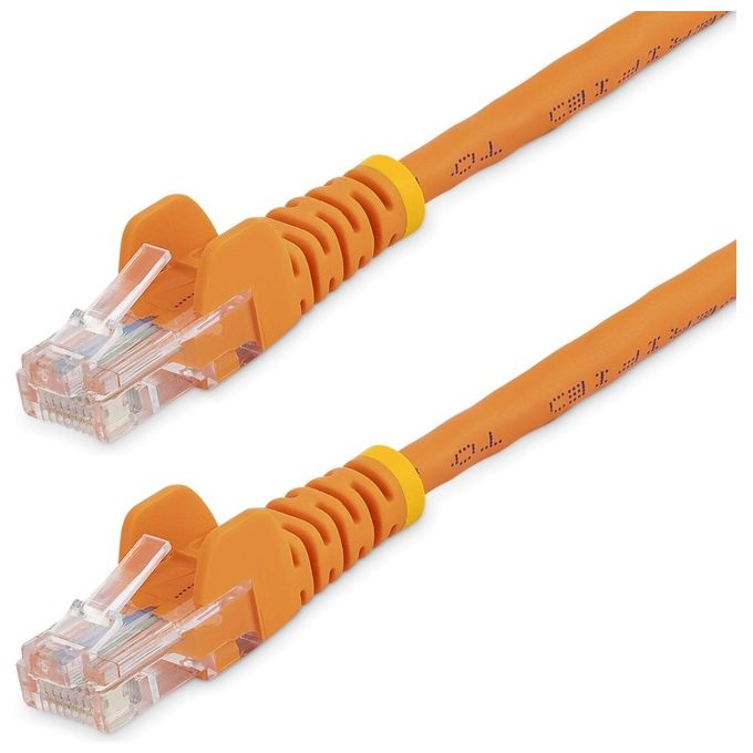 StarTech Cable Cavo Patch Utp Cat5e Rj45 Antigroviglio 3mt Arancio