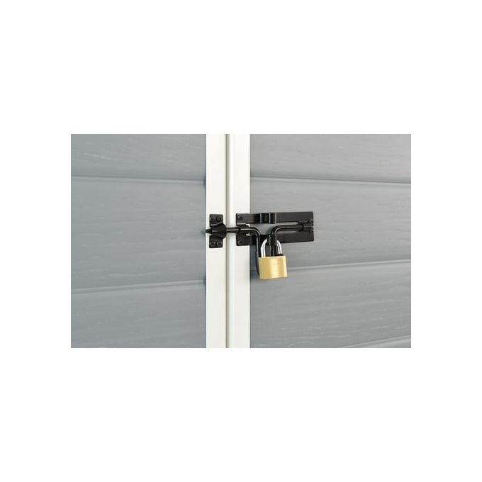 Keter Casetta da Giardino Manor 6X5 con Finestre Frontali in Resina 185x152x226h Grigio