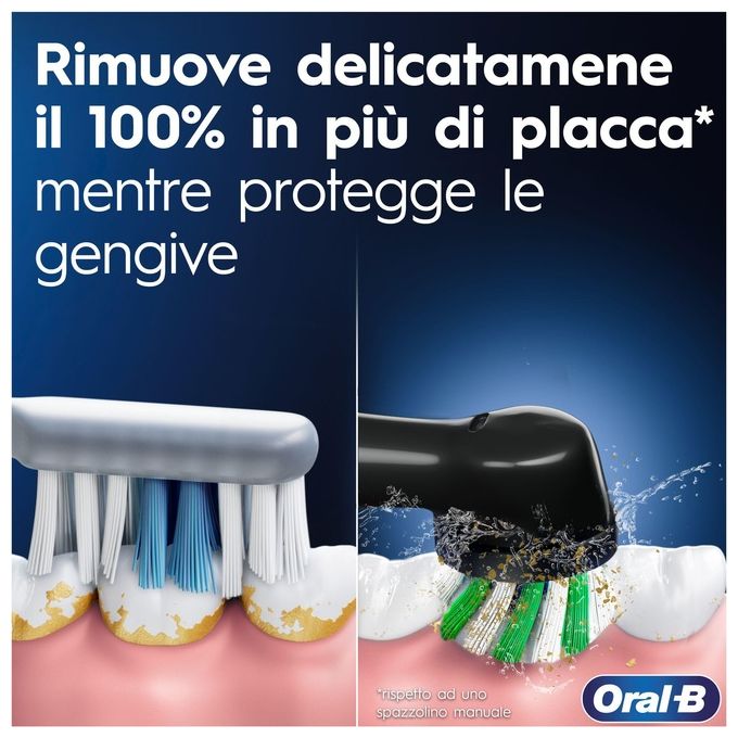 Braun Oral-B Pro 1 Sensitive Clean Spazzolino Elettrico Caribbean Blue
