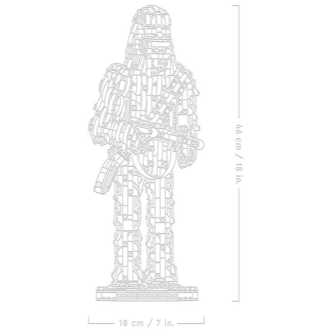 LEGO Star Wars 75371 Chewbacca, Kit Modellismo per Adulti da Collezione 40° Anniversario Il Ritorno dello Jedi, Idea Regalo