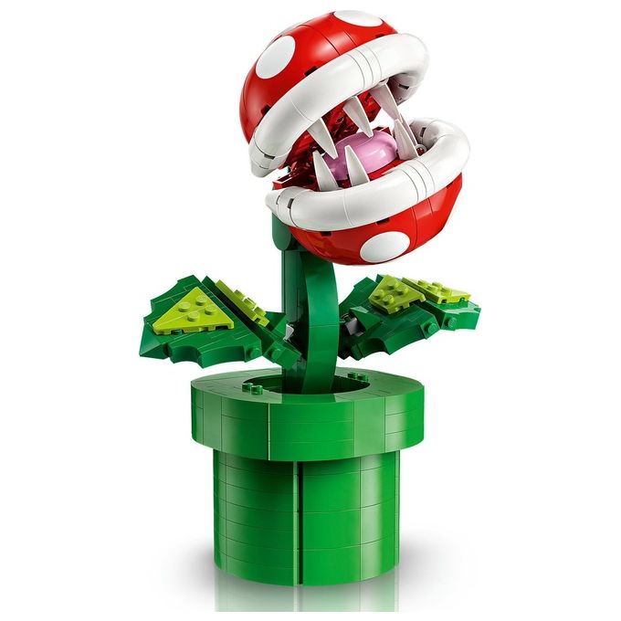 LEGO Super Mario 71426 Pianta Piranha, Personaggio Snodabile con Tubo e 2 Monete, Kit Modellismo per Adulti, Idea Regalo