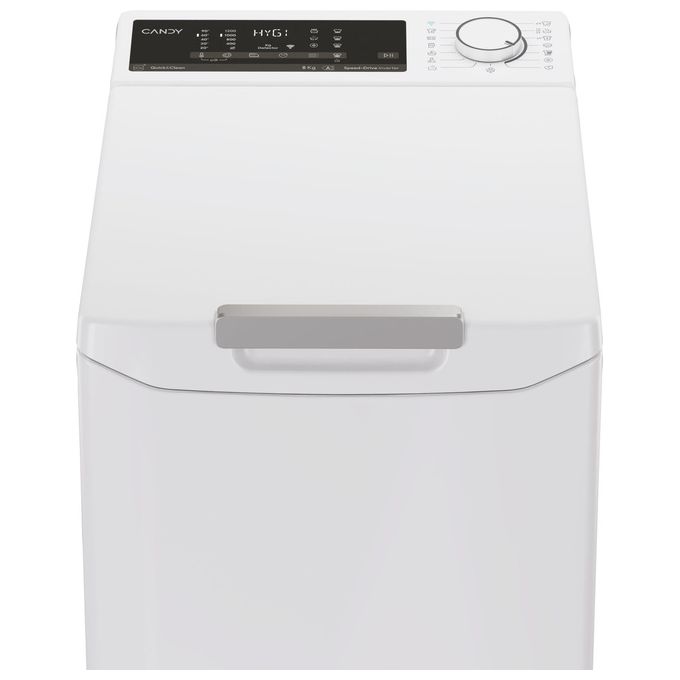 Candy TCA284TM5-S ProWash 500 Lavatrice Carica dall'Alto 8 Kg 1200 rpm Classe A Inverter Wi-Fi (86x41x60 cm) colore Bianco