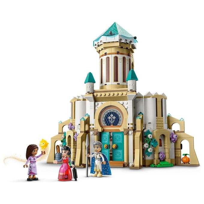 LEGO Disney Wish 43224 Il Castello di Re Magnifico, Gioco da Costruire dal Film Wish con Mini Bamboline, Regalo di Natale