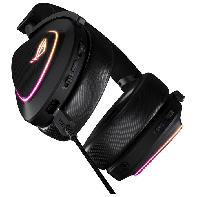 ASUS ROG DELTA II Cuffie da Gaming USB tipo-C Bluetooth Nero