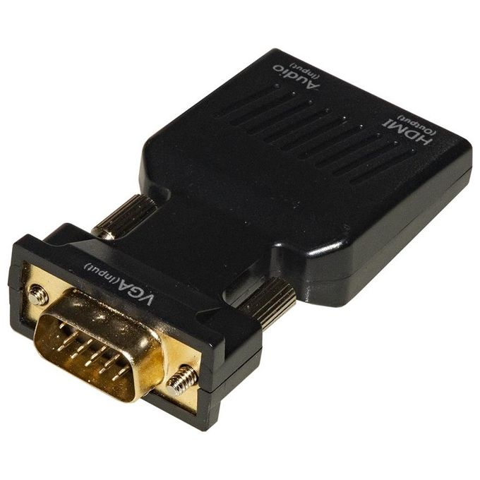 Link adattatore da pc vga + audio 3,5 mm stereo a tv o video hdmi