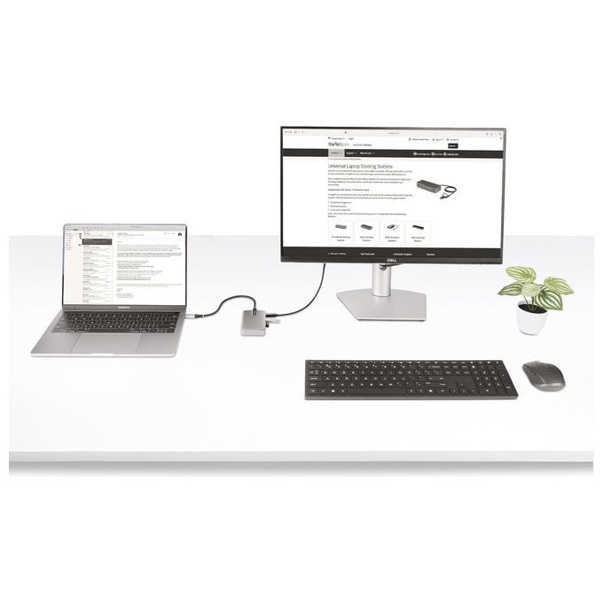 StarTech.com Networking Hub Usb-C a 4 Porte Usb-a-c 3x Usb-a-1x Usb-c 100W Pd 10Gb