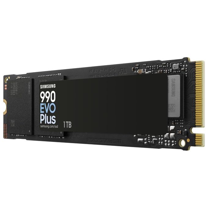 Samsung MZ-V9S1T0BW 990 EVO Plus SSD Interno da 1Tb PCIe Gen 4.0 x4 - 5.0 x2 NVMe 2.0