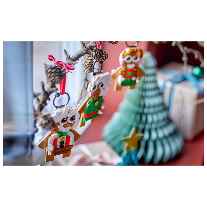 LEGO Creator 40642 Ornamenti di Pan di Zenzero, Giochi da Costruire per Bambini 6+, Regalo di Pasqua, Decorazione per Casa