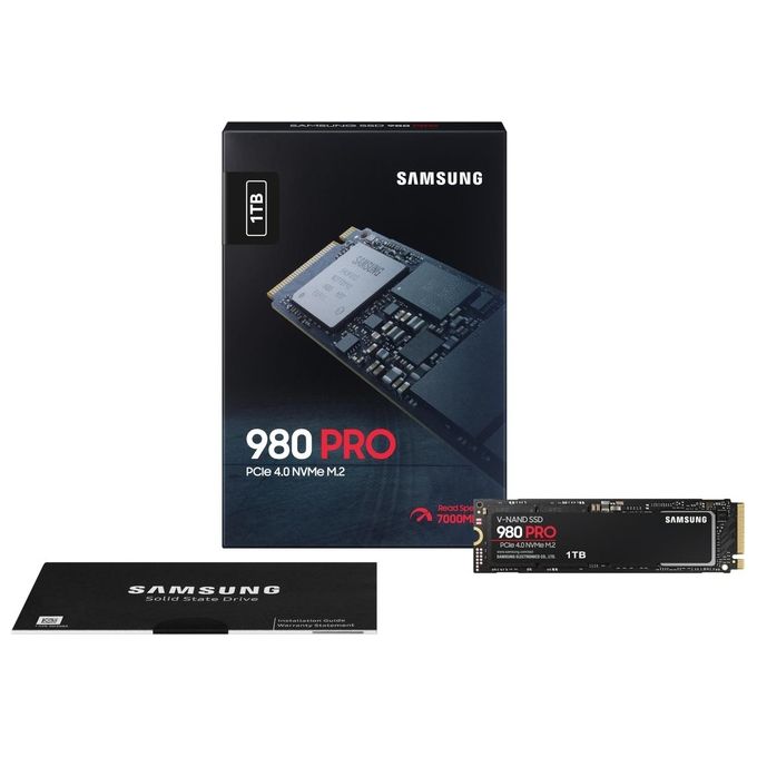Samsung 980 Pro Ssd Interno M.2 1000Gb Pci Express 4.0 V-nand Mlc Nvme