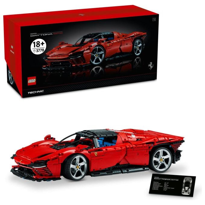 LEGO, Ferrari Daytona SP3 Technic, Set di Costruzione, 3778 Pezzi