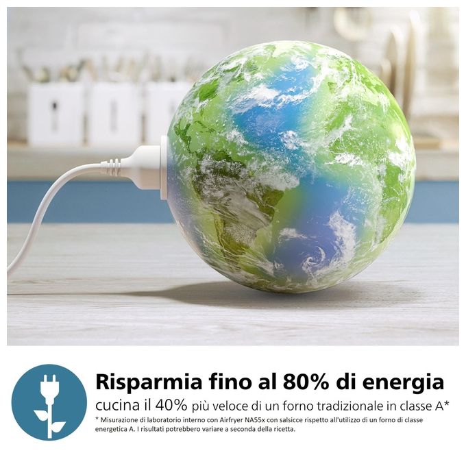[ComeNuovo] Philips Airfryer Serie 5000 Friggitrice ad aria con doppio cestello 9.0 Litri e cottura a vapore