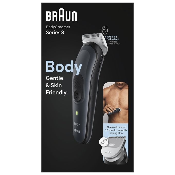 Braun BG3340 Depilatore Nero-Grigio