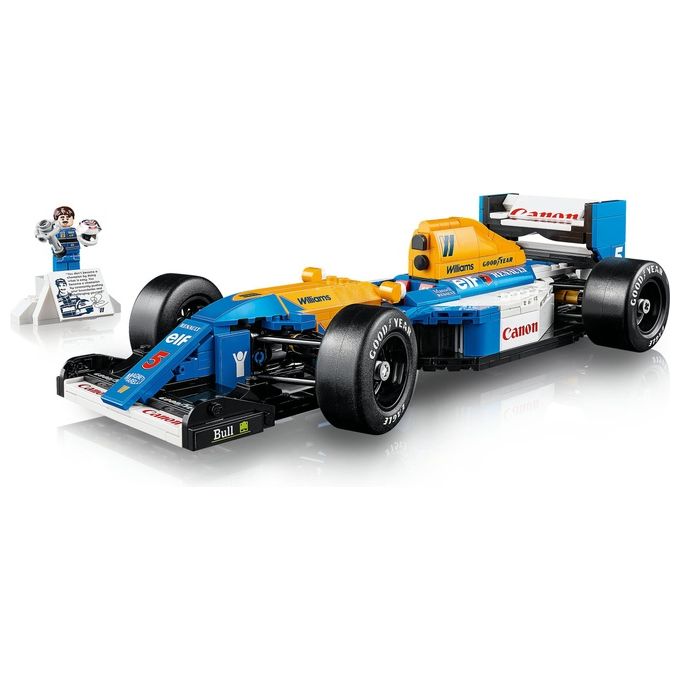 LEGO Icons Williams Racing FW14B e Nigel Mansell - Modellino di Auto F1 da Costruire con Minifigure del Pilota da Collezione, Trofeo e Supporto da Esposizione, Idea Regalo Adulti, Uomo o Donna 10353