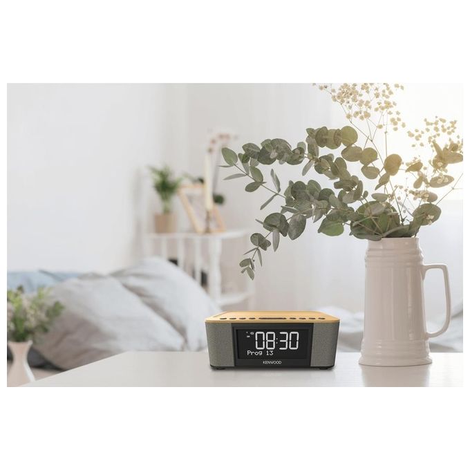 [ComeNuovo] Kenwood CR-ST40DAB-M Radiosveglia Stereo Legno