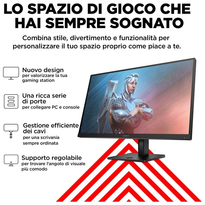 HP OMEN by HP 27 Monitor PC 27'' 1920x1080 Pixel Full HD Nero