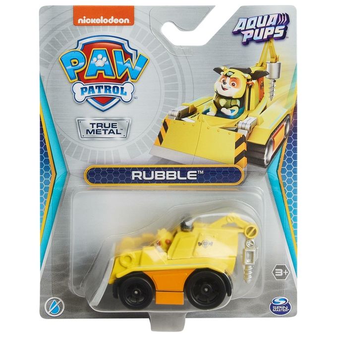 Spin Master Personaggio Paw Patrol con Veicolo Aqua Pups True Metal
