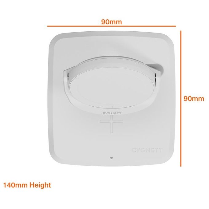Cygnett ChargeBase Qi2 Caricatore Magnetico Wireless 2 in 1 Bianco