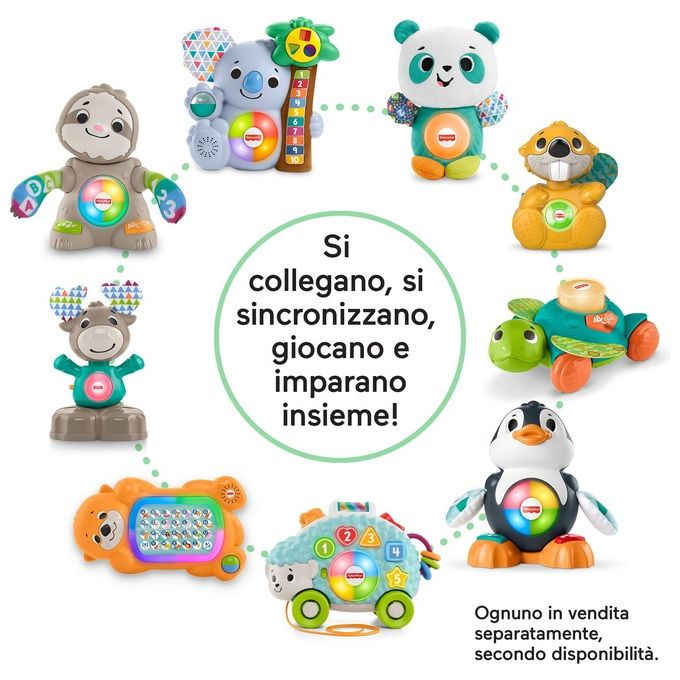 Fisher Price Prime Attivita' Parlamici Fabietto Fabietto Orsetto Forme e Colori