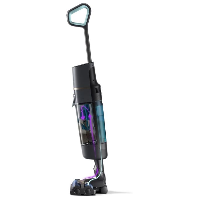 Philips AquaTrio 7000 Serie XW7110-01 Lavapavimenti Senza Filo Wet e Dry per Pulizia Efficace e Facile