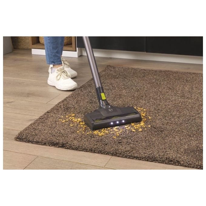 Hoover HF1 HF110H 011 Scopa Elettrica Senza Sacchetto 0.9 Litri 170W Argento-Rosso