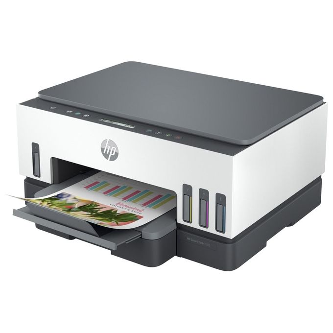 HP Smart Tank Plus 7005 AiO (28B54A) Stampante Multifunzione A4 con serbatoio di inchiostro ad alto volume di stampa stampa fronte-retro automatica scansione copia Wi-Fi HP Smart Bianco