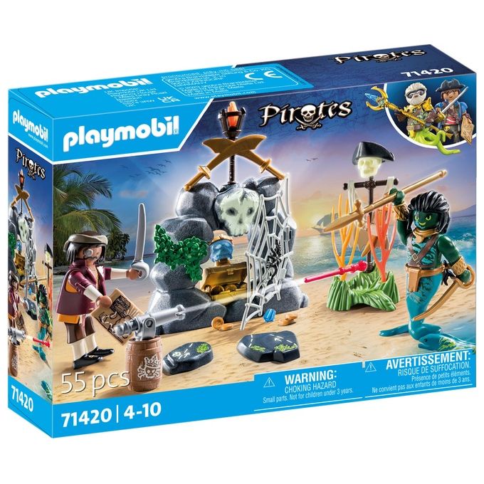 Playmobil Pirates Nascondiglio del Tesoro Pirata