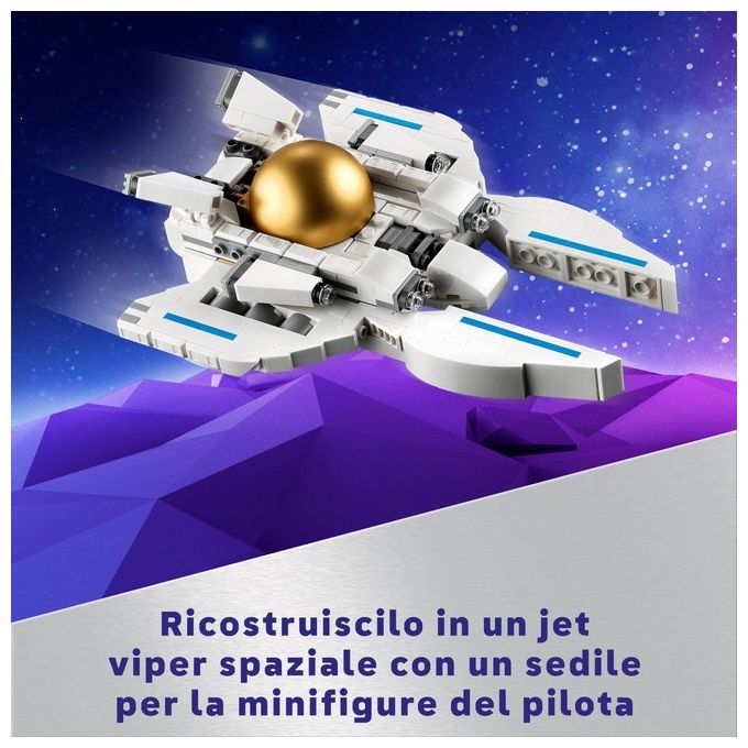 Lego 31152 Creator Set da costruzione 3 in 1 Astronauta Cane Spaziale Astronave Viper Jet 647 pezzi 9+ anni colore Multicolore