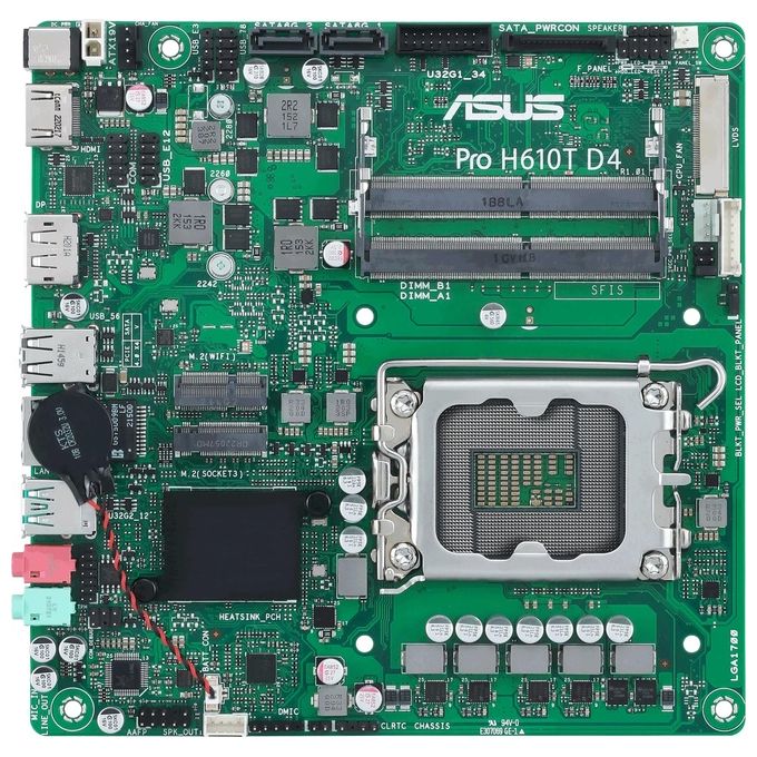 ASUS Pro H610T D4-CSM Intel H610 LGA 1700 mini ITX
