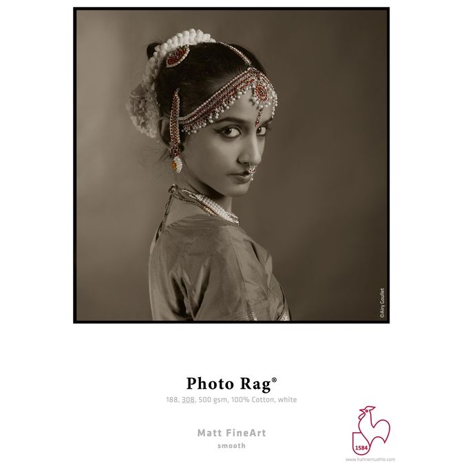 Hahnemuhle Carta Fotografica Rag Bianco A3+ 308g-m² 25 Fogli
