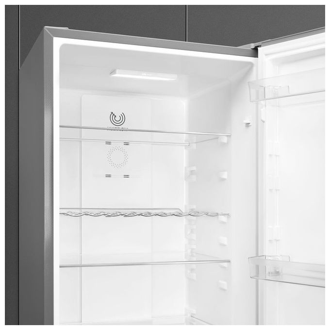 Smeg RC18XDNE – Frigorifero Combinato 300 L, Total No Frost + MultiFlow + Display, ( 185 × 60 × 65 cm), Inox