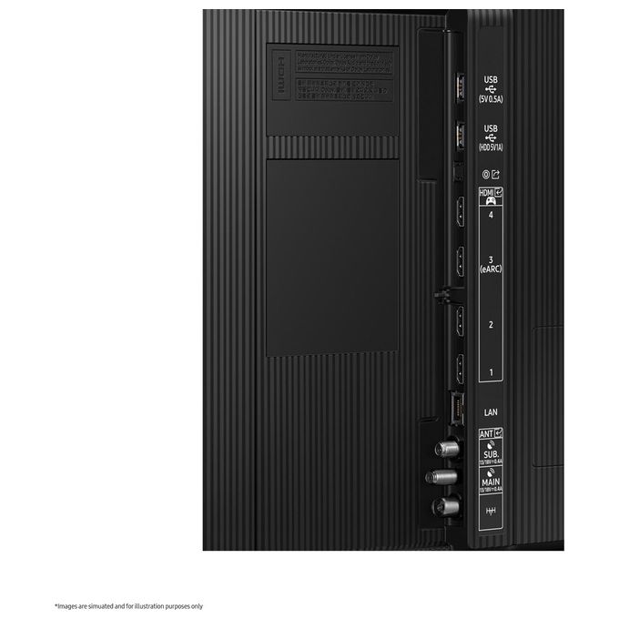 Samsung Tv Qled 4K QE98Q80CATXZT 98 pollici Smart Tv Processore Neural Quantum 4K Motion Xcelerator