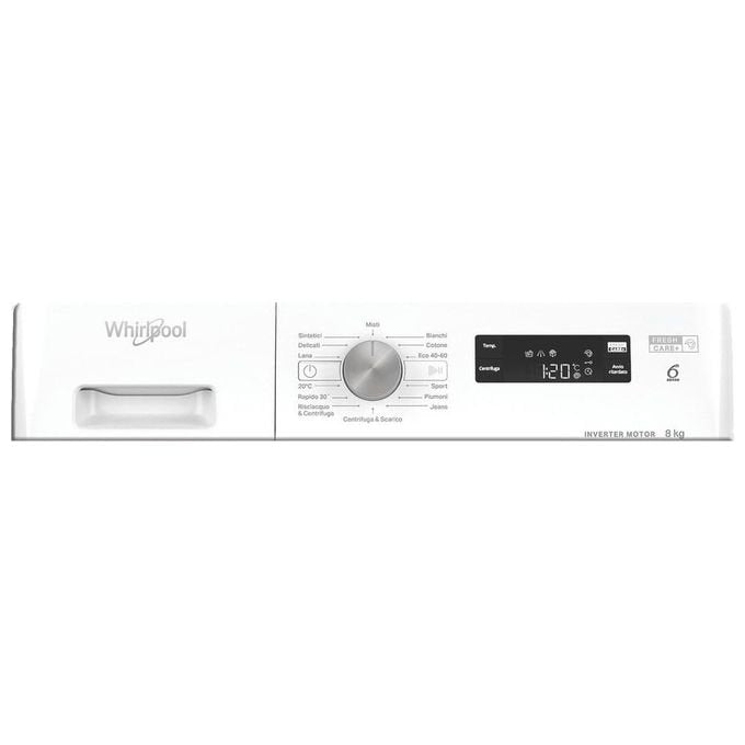 Whirlpool FFS P87 IT Lavatrice carica frontale 8 Kg 1200 rpm Classe A colore Bianco