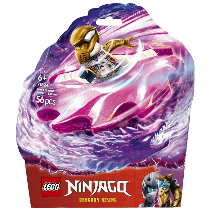 LEGO Spinner del Drago Spinjitzu di Sora 71824 Ninjago Giocattolo Avventura Creativa