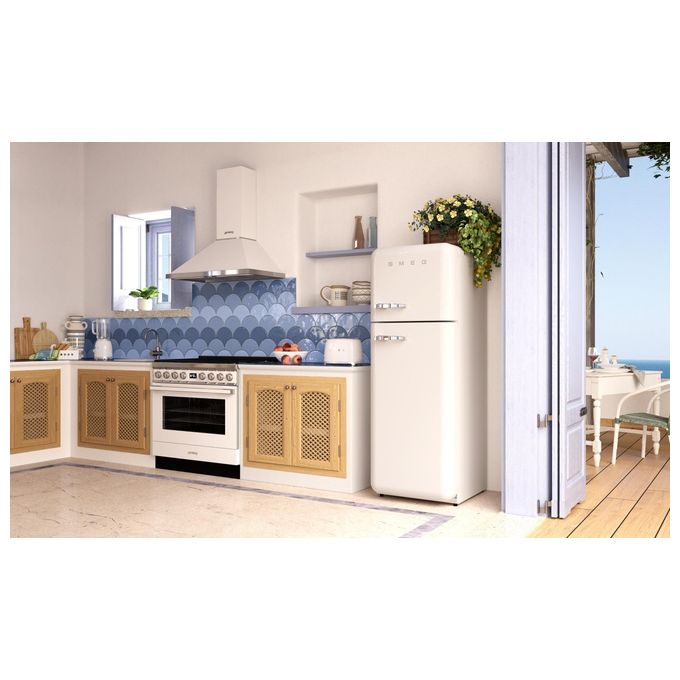Smeg TSF01WHEU Estetica 50's Style Tostapane 2 Fette 6 Livelli di Doratura Bianco