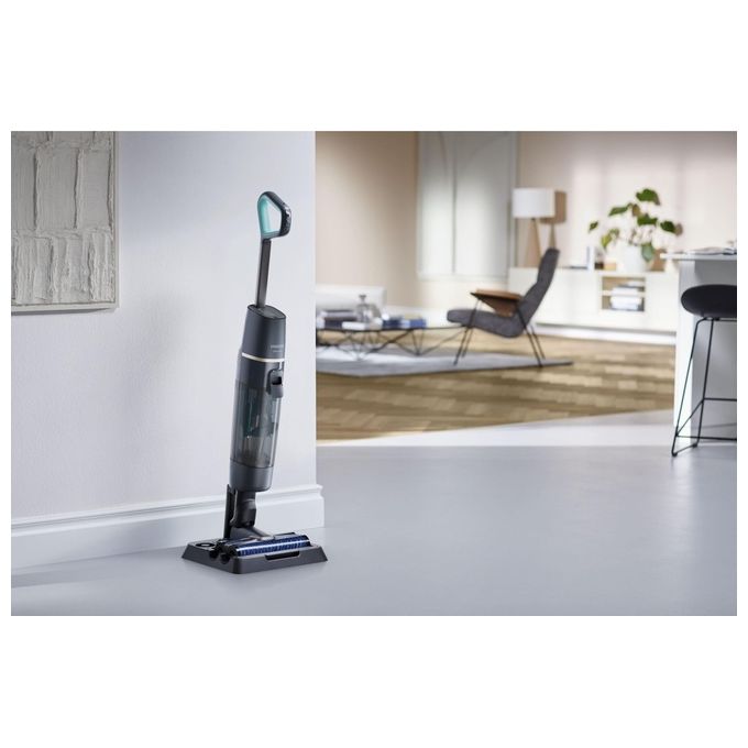 Philips AquaTrio 7000 Serie XW7110-01 Lavapavimenti Senza Filo Wet e Dry per Pulizia Efficace e Facile