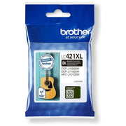 Brother LC-421XLBK Cartuccia d'Inchiostro Originale Resa Elevata Xl Nero