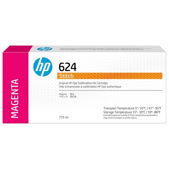 HP 624 Cartuccia Originale Magenta