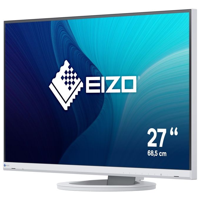 EIZO Monitor 27'' LED IPS FlexScan EV2760-WT 2560x1440 Quad HD Tempo di Risposta 5 ms