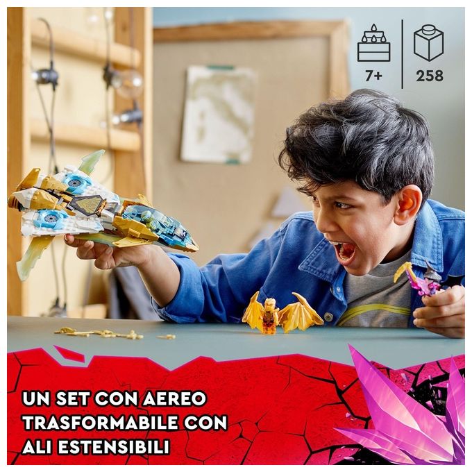 LEGO Il jet dragone d'oro di Zane