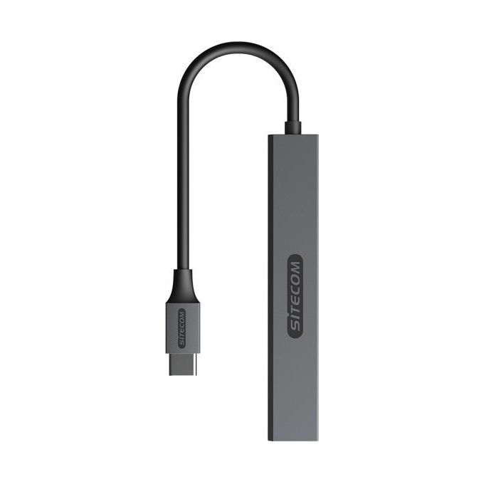 Sitecom Hub USB C a USB A Nano Grigio