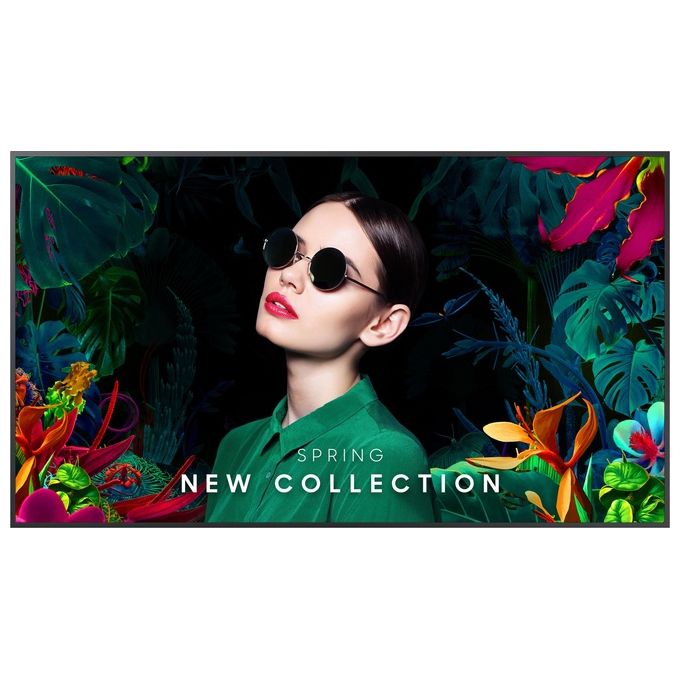 Samsung LH75QMCEBGCXEN Visualizzatore di Messaggi Pannello Piatto per Segnaletica Digitale 75'' Lcd Wi-fi 500 Cd-m² 4k Ultra Hd Nero Tizen 24-7