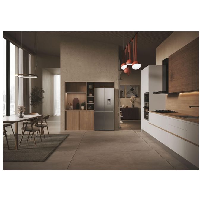 Haier Cube 83 HCR3818EWMM Frigorifero Side by Side 463L 4 Porte No Frost Platino