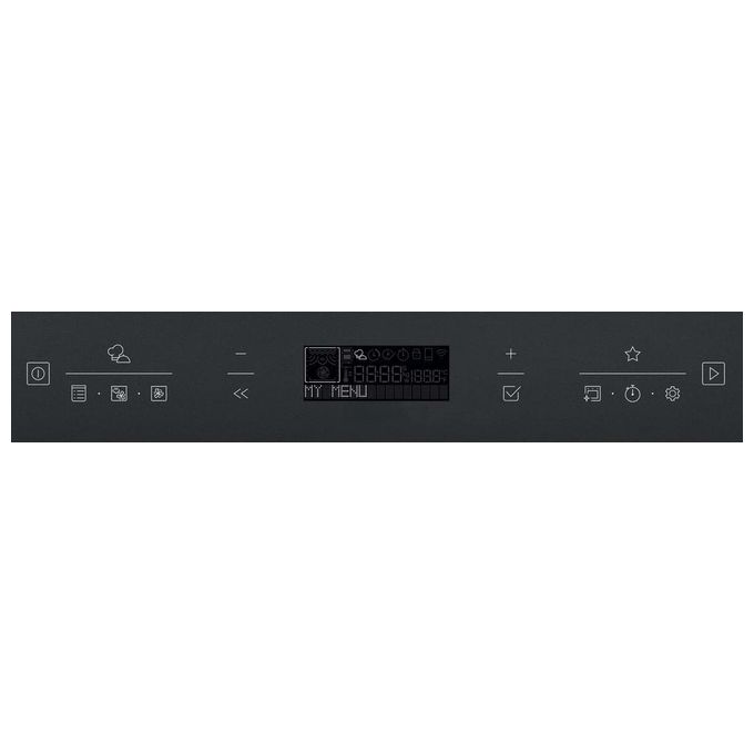 Hotpoint FI7 S8C1 SH IX HA Forno elettrico Multifunzione Ventilato da Incasso Capacita' 73 Litri Classe energetica A+ 18 programmi Nero-Acciaio Satinato