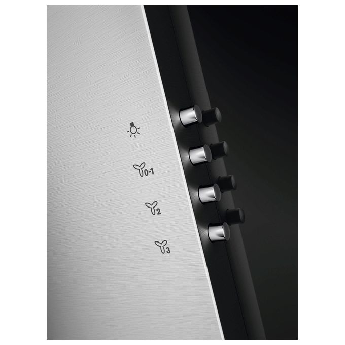 Electrolux LFV319K Cappa Verticale a Camino Classe energetica C 3 Velocita' Aspirante o Filtrante 90 cm Nero
