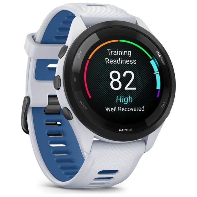 Garmin Forerunner 265 1.3'' AMOLED 46mm Nero-Bianco GPS Satellitare