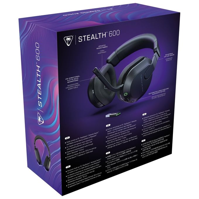 [ComeNuovo] Turtle Beach Stealth 600 GEN3 PC Cuffie Gaming Stereo Over-Ear Nero