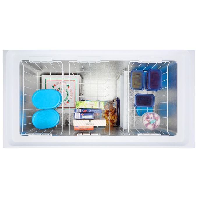 Whirlpool WHE31352 FO 2 Congelatore a Pozzetto Capacita' 312 Litri Classe energetica E  FastFreezing Tecnologia 6° SENSO Space Max 91,6 cm Bianco