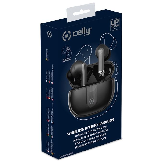 Celly Auricolari Tws Drop UltraSound Nero